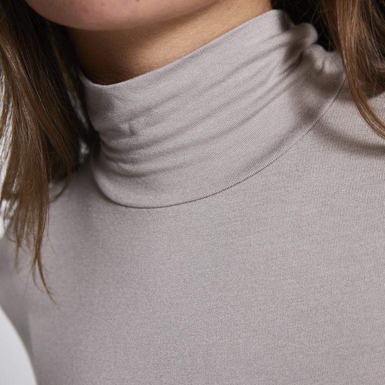 Soft feel polo top "Eline" Beige